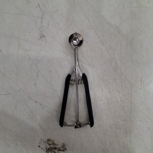 TRIGGER RELEASE ICE CREAM SCOOP - 1" SCOOP - SILVER / BLACK image 2