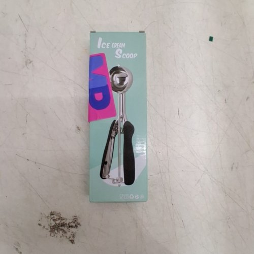 TRIGGER RELEASE ICE CREAM SCOOP - 1" SCOOP - SILVER / BLACK image 4
