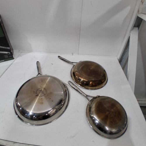 3PC HENCKELS PARADIGM CERAMIC NON-STICK SKILLET SET - 8"/10"/12" (MODEL: 1901726) image 4
