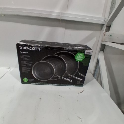 3PC HENCKELS PARADIGM CERAMIC NON-STICK SKILLET SET - 8"/10"/12" (MODEL: 1901726) image 5