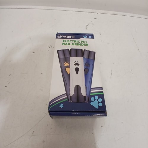 6PC YABIFE ELECTRIC PET NAIL GRINDER WITH TWO DIFFERENT TIPS - BLACK image 3