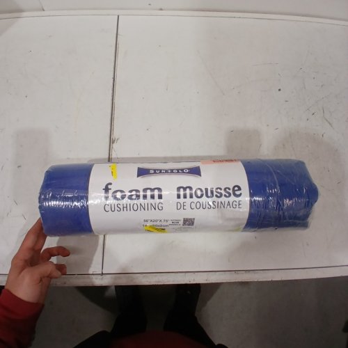 SUN-GLO FOAM CUSHIONING - 56" X 20" X 0.75" - BLUE image 2