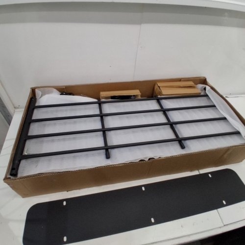 GRAVEE UNIVERSAL ROOF RACK WITH WATERPROOF BG - 64" X 39" - BLACK (MODEL: PAU_0LC9U8CH) image 2