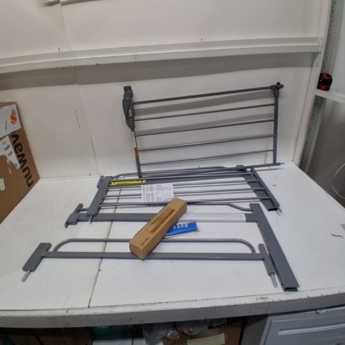 REGALO EASY STEP 49" EXTRA WIDE BABY GATE - 30"X49" - PLATINUM (MODEL: 1164 EP DS) image 2