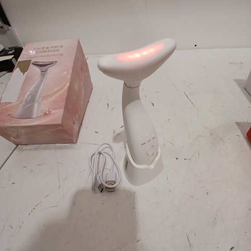 3-IN-1 FACE AND NECK MASSAGER WITH MULTI FUNCTION - WHITE image 2