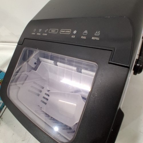 ICEMAN DUAL-SIZE ICE SELF CLEANING PORTABLE COUNTER TOP ICE MAKER - 22LBS/24HRS - BLACK (MODEL: RJ56-BUL-12) image 4