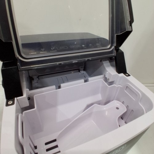 ICEMAN DUAL-SIZE ICE SELF CLEANING PORTABLE COUNTER TOP ICE MAKER - 22LBS/24HRS - BLACK (MODEL: RJ56-BUL-12) image 5