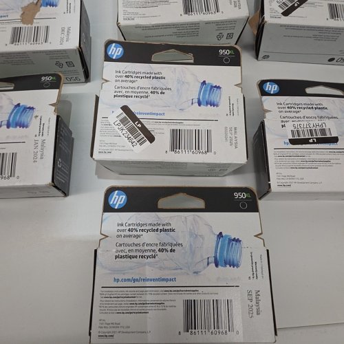 10 *EXPIRED* ASSORTED HP 950/950XL INK CARTRIDGES FOR SELECT OFFICEJET AND OFFICEJET PRO PRINTERS - HIGH YIELD AND STANDARD BLACK (MODEL: CN049AN/CN045AN) image 5