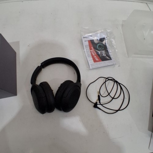 SONY H.EAR ON 3 WIRELESS NOISE-CANCELING HEADPHONES - BLACK - (MODEL: WH-H910N/BM) image 3