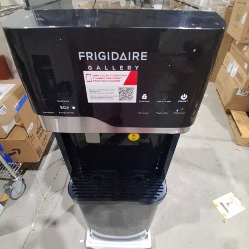 FRIGIDAIRE 3-IN-1 BOTTOM LOAD HOT/COLD WATER COOLER BUILT-IN BULLET ICE MAKER - 50 GAL - BLACK (MODEL: EFWC534-BLACK) image 2