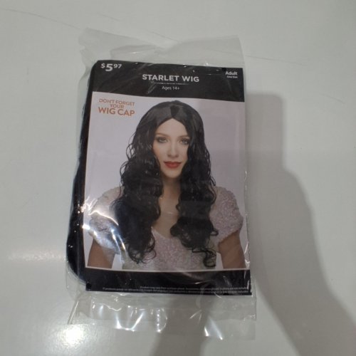 WOMEN'S STARLET LONG WAVY WIG - OSFM - BLACK image 3