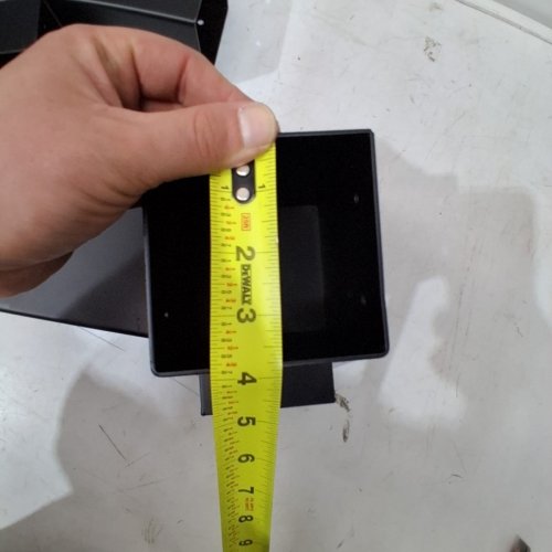 METAL ANGLE BRACKETS - 15 DEGREE / 75 DEGREE / 4" - BLACK image 9