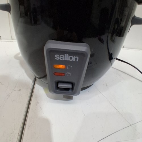 SALTON 10-CUP AUTOMATIC RICE COOKER & STEAMER - BLACK (MODEL: RC2096) image 2