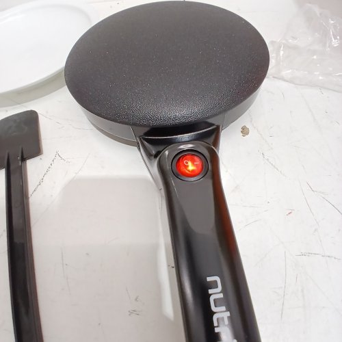 NUTRICHEF ELECTRIC GRIDDLE - 8" - BLACK (MODEL: AZPKCRM08) image 2