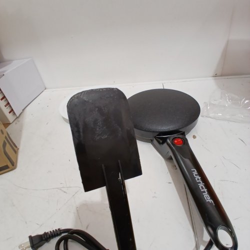 NUTRICHEF ELECTRIC GRIDDLE - 8" - BLACK (MODEL: AZPKCRM08) image 5