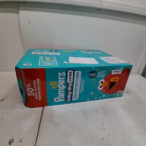 174PK PAMPERS BABY DRY ULTRA DIAPERS - SIZE 3 (16-28LBS) - ELMO image 2