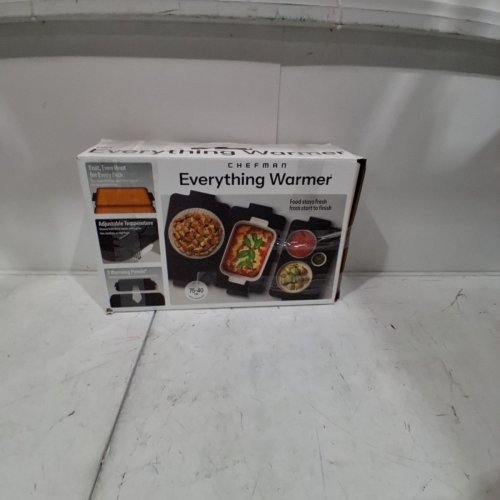 CHEFMAN EVERYTHING WARMER MODULAR WARMING TRAY - BLACK (MODEL: 2055578) image 5