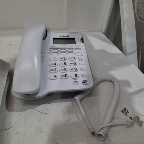 VTECH CORDED SPEAKERPHONE WITH CALLER ID & CALL DISPLAY- WHITE (MODEL: CD1153) image 2