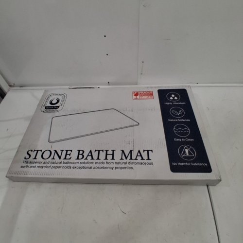 CEECYSAA NON-SLIP DIATOMACEOUS EARTH SHOWER MAT 15" X 24" - OFF WHITE image 4