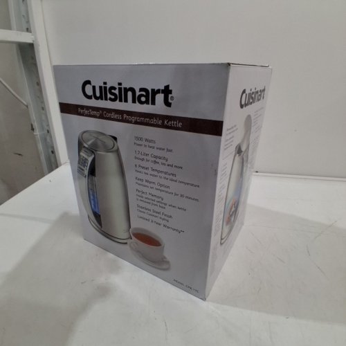 1.7L CUISINART PERFECTEMP CORDLESS PROGRAMMABLE KETTLE MODEL: CPK-17C image 7