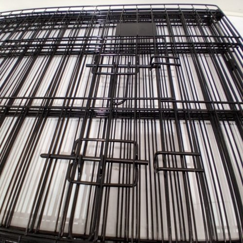 PJYUCIEN 8 PANEL DOG PLAYPEN with covers - 24" X 24" PER PANEL - GREY (model: PJ003) image 4