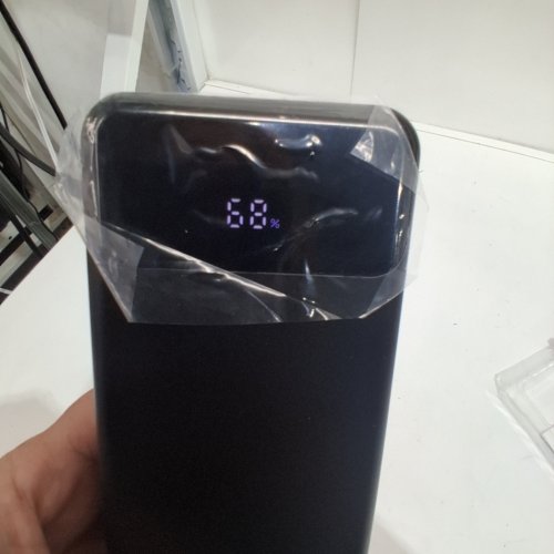PORTABLE CHARGER POWER BANK WITH 4 BUILT IN CABLES - 35000MAH - BLACK (MODEL:N6) image 2