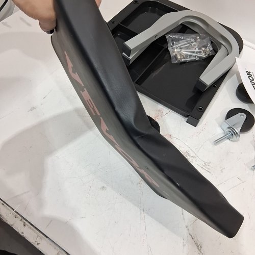 VEVOR PADDED ROLLING WORKSHOP STOOL WITH TOOL TRAY STORAGE - BLACK/GREY (MODEL: GB-01) image 3