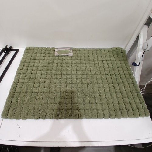 MINERAL SPRING PLUSH GRID BATH MAT - 2FT X 3FT - GREEN (MODEL: 1796299) image 3