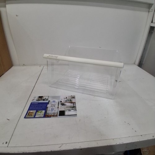 FRIDGE UPPER CRISPER DRAWER BIN - FITS MULTIPLE MAKES AND MODELS - CLEAR (MODEL: 2188656) image 2