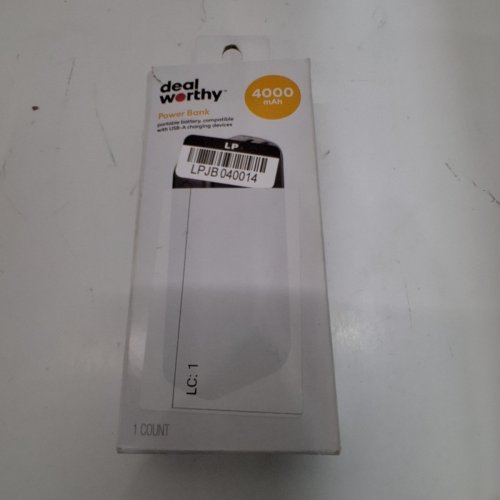 DEALWORTHY MINI POWER BANK WITH MICRO USB CABLE - 4000MAH - BLACK image 4