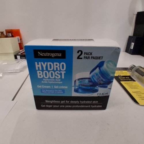 2PK NEUTROGENA HYDRO BOOST HYALURONIC ACID GEL CREAM FRAGRANCE FREE - FOR NORMAL TO OILY SKIN - 47ML/EACH image 2
