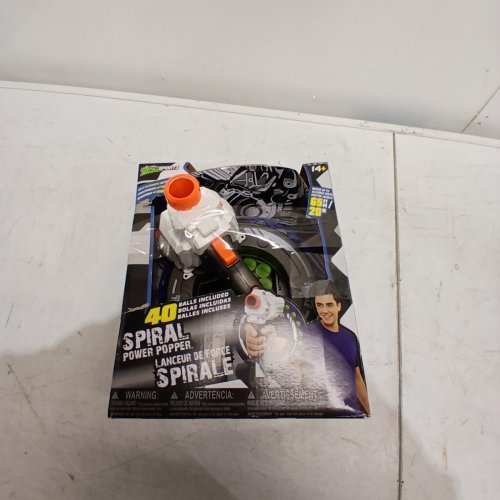ZING SPIRAL POWER POPPER WITH 40 BALLS - BLUE/ WHITE/ORANGE (ITEM: 1785044) image 6