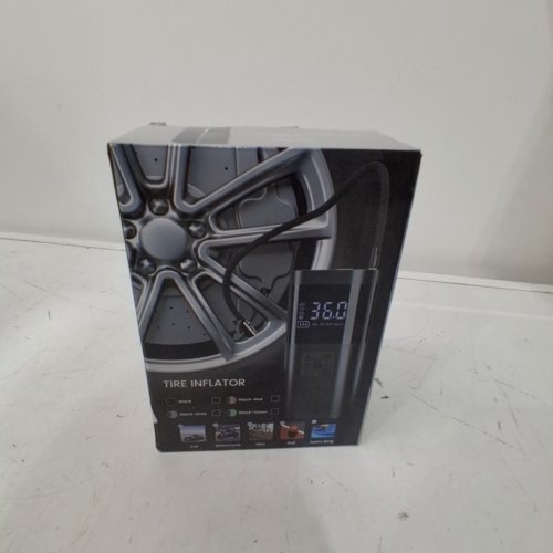RECHARGEABLE CORDLESS AIR COMPRESSOR/TIRE INFLATOR - 150PSI - BLACK (MODEL: SM02E/TN10E) image 3
