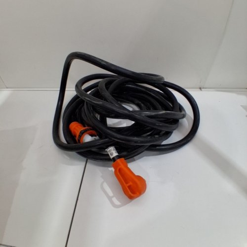 RV MARINE POWER GENERATOR ADAPTOR CORD - 45FT - 6AWG-3C + 8AWG/1C - BLACK/ORANGE image 3