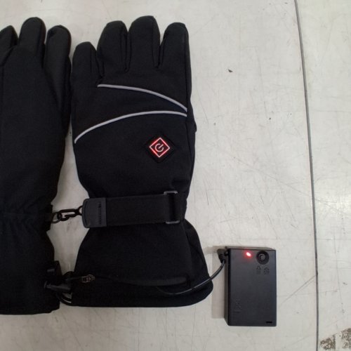 UNISEX WINTER BATTERY HEATED GLOVES - LARGE - BLACK image 2