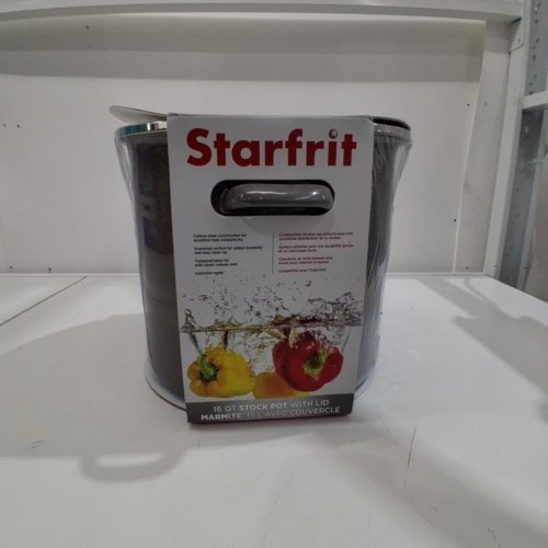 STARFRIT STOCK POT WITH LID - 16 QT - GRAY (MODEL: 69858300861) image 2