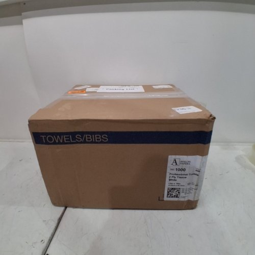 500PK AVALON PROFESSIONAL 2PLY PAPERS TOWELS- 13" X 18" - WHITE image 4