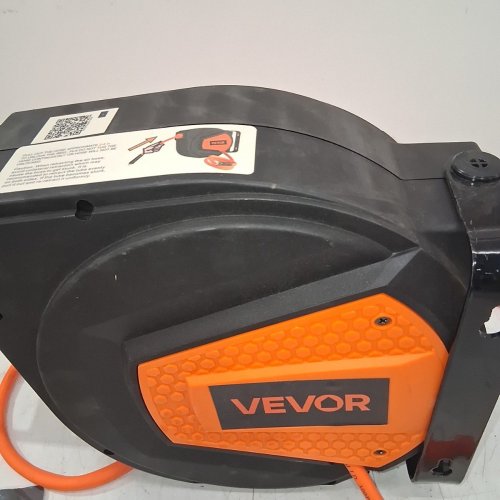 RETRACTABLE AIR HOSE REEL WITH 180° SWIVEL CEILING/WALL MOUNT - 50FT - 300PSI - BLACK/ORANGE (MODEL: NA-D10) image 4
