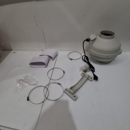 DCFAIRFAN INDOOR/OUTDOOR RADON MITIGATION SYSTEM FAN KIT - 4" X 4" (MODEL: PF-100W2) image 3