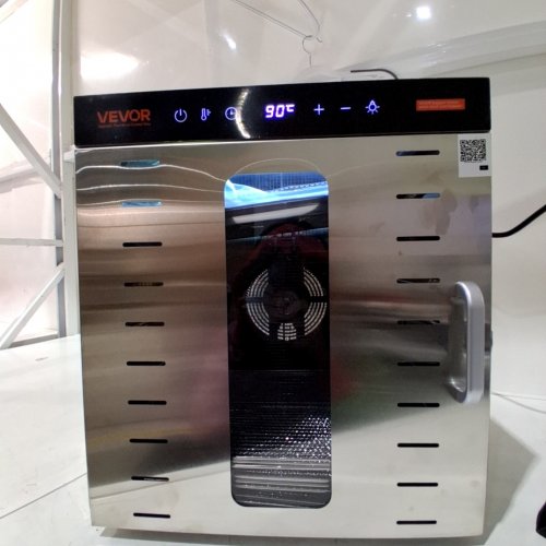 VEVOR DIGITAL 10-TRAY FOOD DEHYDRATOR - 86° TO 194°F - STAINLESS STEEL (MODEL: SS-10X) image 3