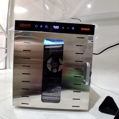 VEVOR DIGITAL 10-TRAY FOOD DEHYDRATOR - 86° TO 194°F - STAINLESS STEEL (MODEL: SS-10X) image 4