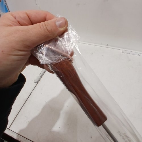 OOUTSET BBQ MEAT HOOK - 20" - ROSEWOOD HANDLE/STAINLESS STEEL image 3
