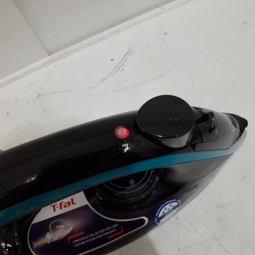 T-FAL ULTRAGLIDE PLUS ENHANCED STEAM IRON WITH CALCIUM COLLECTOR - BLACK/TEAL (MODEL: 1980969/FV5871Q0) image 2
