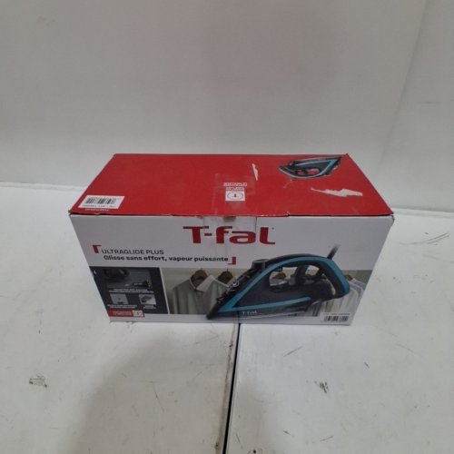 T-FAL ULTRAGLIDE PLUS ENHANCED STEAM IRON WITH CALCIUM COLLECTOR - BLACK/TEAL (MODEL: 1980969/FV5871Q0) image 4