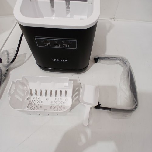 HICOZY CLEAR VIEW COUNTERTOP ICE MAKER- 26LBS -BLACK (MODEL: HIM-D5) image 3