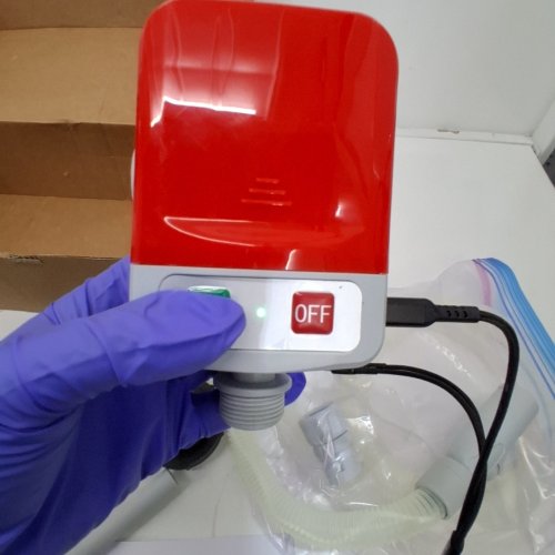 KEIMI PORTABLE FUEL TRANSFER PUMP WITH AUTO STOP AND HAND TRIGGER NOZZLE - 51" HOSE - USB-C RECHARGEABLE - 3.2GPM (MODEL: FN901M-USB) image 2