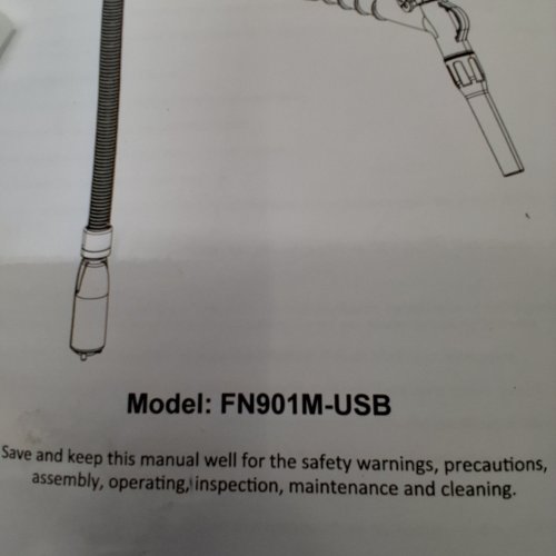 KEIMI PORTABLE FUEL TRANSFER PUMP WITH AUTO STOP AND HAND TRIGGER NOZZLE - 51" HOSE - USB-C RECHARGEABLE - 3.2GPM (MODEL: FN901M-USB) image 3