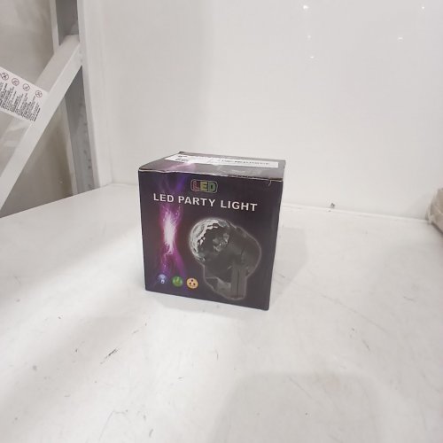 APEOCOSE PARTY LIGHT & SOUND ACTIVATED DISCO BALL WITH REMOTE - 12 MODES - BLACK (MODEL: 468) image 2