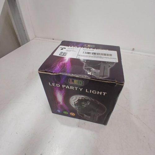 APEOCOSE PARTY LIGHT & SOUND ACTIVATED DISCO BALL WITH REMOTE - 12 MODES - BLACK (MODEL: 468) image 3