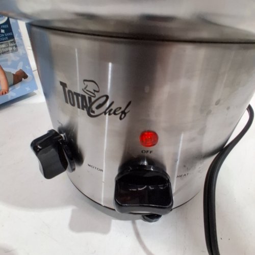 TOTAL CHEF 3-TIER ELECTRIC CHOCOLATE FOUNTAIN - STAINLESS STEEL - (MODEL: TCCFS-02) image 2
